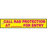 NMC DL16UV100 Radioactive 7 Dot Placard Sign