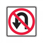 No u-turn sign