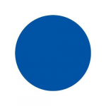 1" Diameter Magnetic Shape - Circle Blue_noscript