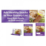 Motivational Safety Sign Set "Add Healthy Snacks ..."_noscript