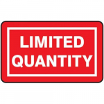 1-1/2" x 2-1/2" ORM-D Label "Limited Quantity"_noscript