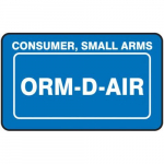 1-1/2" x 2-1/2" ORM-D-AIR Label "Consumer"_noscript