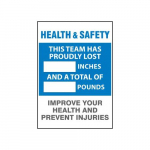 20" x 14" Scoreboard "Health & Safety - This ..."_noscript