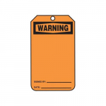 OSHA Warning Safety Tag Blank PF-Cardstock