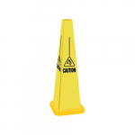 25" Quad Warning Safety Cones "Caution"_noscript