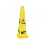 25" Quad Warning Safety Cones "Safety First"_noscript