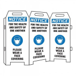Fold-Ups Triple-Sided Sign "The Health And Safety"