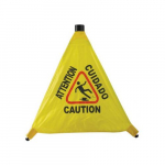 20" x 18-1/2" Multilingual OSHA Floor Sign "Caution"_noscript