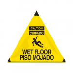 31" x 21" OSHA Caution Floor Sign "Wet Floor"_noscript