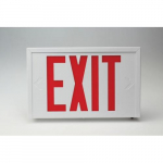 Lighted Safety Sign Emergency "Exit"_noscript