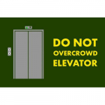 NoTrax Mat "Do Not Overcrowd", 3-ft x 5-ft, Green_noscript