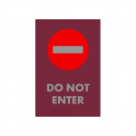 NoTrax Mat "Do Not Enter", 5-ft x 3-ft, Red_noscript