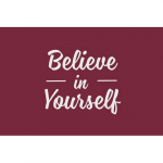 NoTrax Mat "Believe in Yourself", Red_noscript