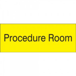 3" x 8" Engraved Accu-Ply Sign "Procedure Room"_noscript