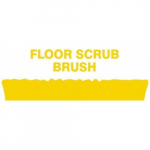 Tool Shadow Broom Head Deck Scrub, Stiff Yellow_noscript