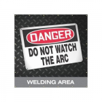 6 ft. x 6 ft. Printed Screen "Welding Area" Blue