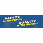 28" x 96" Wall Graphics "Safety Is The Priority ..."_noscript