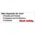 28" x 96" Wall Graphics "Who Depends On You ..."_noscript