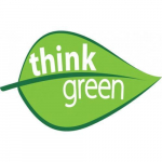 24" x 18" Graphic "Think Green" Heavy-Duty Material_noscript