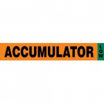 4" x 24" IIAR Component Marker "Accumulator/Low"_noscript