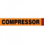 4" x 24" IIAR Component Marker "Compressor/High"_noscript