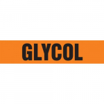 1-1/2" x 2" ANSI Pipe Marker "Glycol"