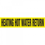 2-1/4" x 3" Pipe Marker "Heating Hot Water Return"_noscript