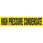 2-1/4" x 3" Pipe Marker "High Pressure Condensate"_noscript