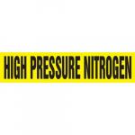2-1/4" x 3" Pipe Marker "High Pressure Nitrogen"_noscript