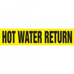 1-1/2" x 2" ANSI Pipe Marker "Hot Water Return"