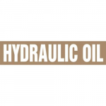 1-1/2" x 2" ANSI Pipe Marker "Hydraulic Oil"