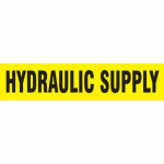 1-1/2" x 2" ANSI Pipe Marker "Hydraulic Supply"