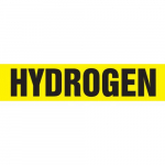 1-1/2" x 2" ANSI Pipe Marker "Hydrogen"
