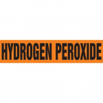 1-1/2" x 2" ANSI Pipe Marker "Hydrogen Peroxide"