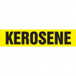 1-1/2" x 2" ANSI Pipe Marker "Kerosene"