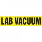 1-1/2" x 2" ANSI Pipe Marker "Lab Vacuum"