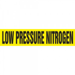 2-1/4" x 3" Pipe Marker "Low Pressure Nitrogen"_noscript