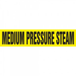 2-1/4" x 3" Pipe Marker "Medium Pressure Steam"_noscript