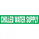 12" x 30 ft. Roll Form Pipe Marker "Chilled ..."_noscript