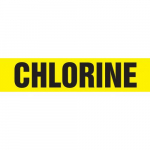 12" x 30 ft. Roll Form Pipe Marker "Chlorine"