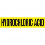 12" x 30 ft. Form Pipe Marker "Hydrochloric Acid"