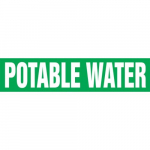 12" x 30 ft. Roll Form Pipe Marker "Potable Water"