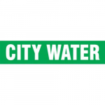 1" x 54 ft. Roll Tape Pipe Marker "City Water"_noscript
