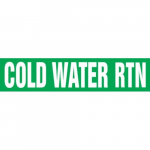 1" x 54 ft. Roll Tape Pipe Marker "Cold Water Rtn"_noscript
