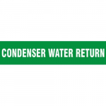 Roll Tape Pipe Marker "Condenser Water Return"