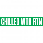 2" x 54 ft. Roll Tape Pipe Marker "Chilled Wtr Rtn"_noscript