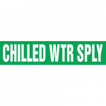 2" x 54 ft. Roll Tape Pipe Marker "Chilled Wtr ..."_noscript