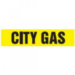 2" x 54 ft. Roll Tape Pipe Marker "City Gas"_noscript