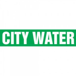 2" x 54 ft. Roll Tape Pipe Marker "City Water"_noscript