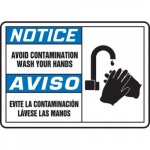 10" x 14" ANSI Safety Sign "Avoid ..."